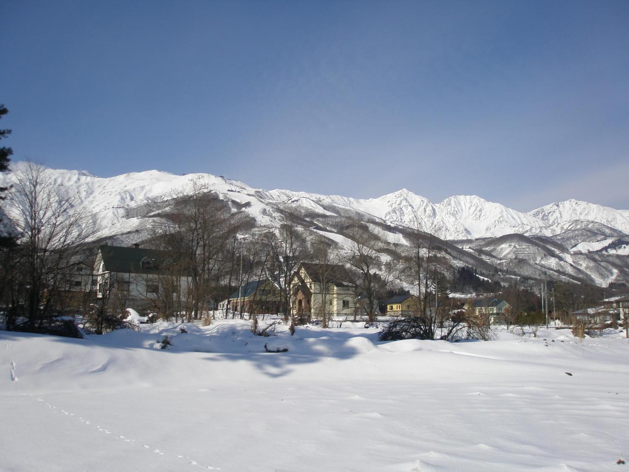 Alpine Wind Bed & Breakfast Hakuba Exterior foto
