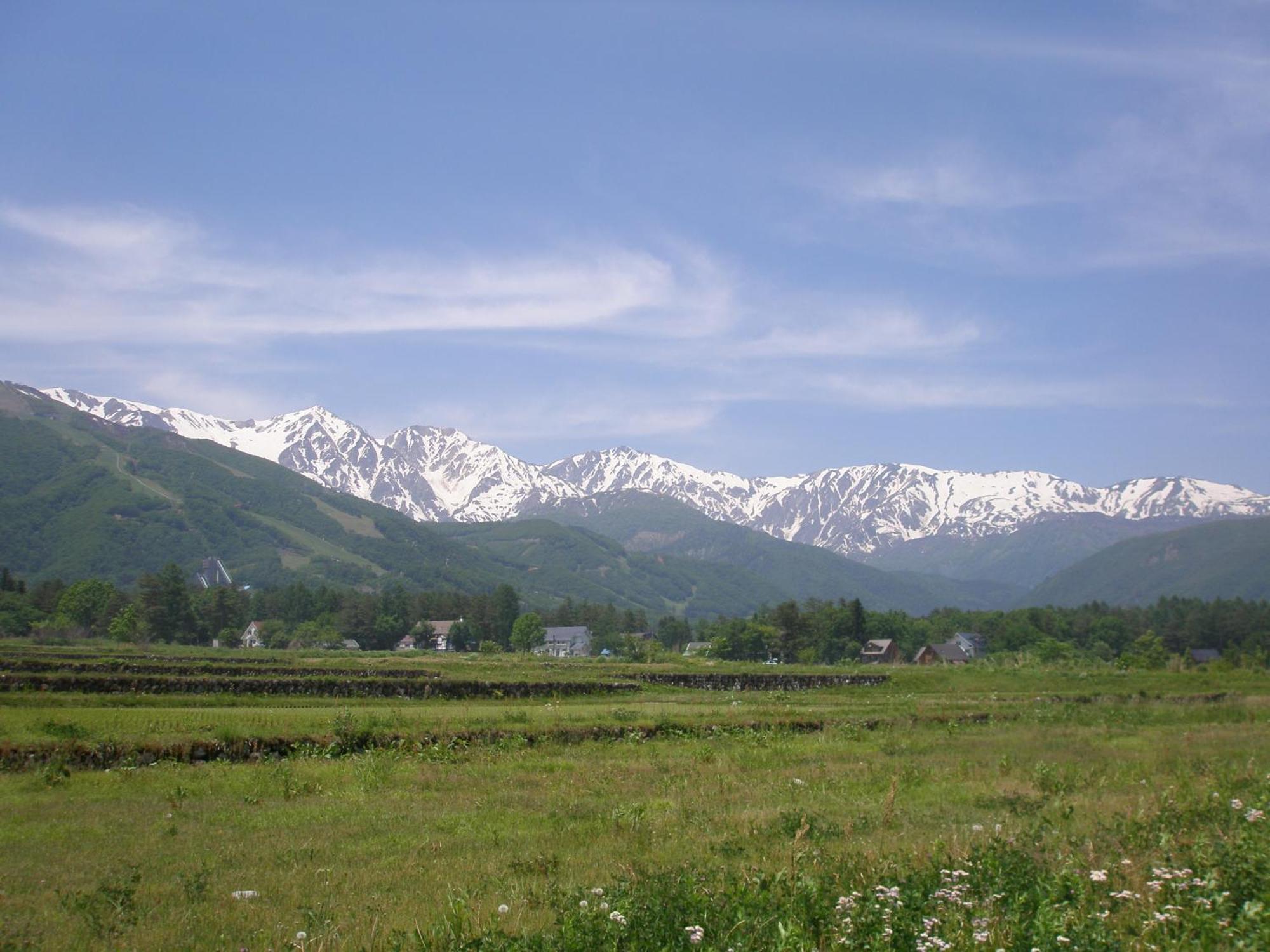 Alpine Wind Bed & Breakfast Hakuba Exterior foto