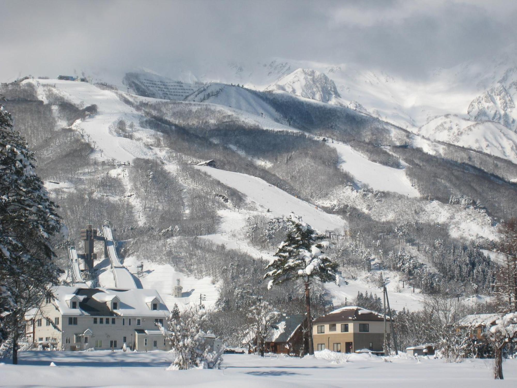 Alpine Wind Bed & Breakfast Hakuba Exterior foto